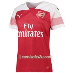 Camisolas de futebol Arsenal Mulher Equipamento Principal 2018/19 Manga Curta